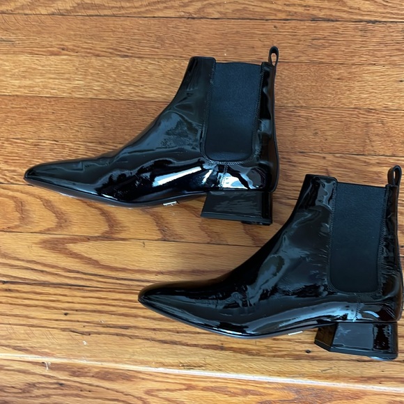 Michael Kors Collection patent leather ankle boots size 39.5 - Picture 3 of 9